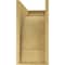 Ekena Millwork 10"W x 20"D x 20"H Classic Olympic Rough Cedar Woodgrain TimberThane Corbel, Primed Tan CORUR10X20X20OLYRCPR - alternate 4